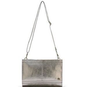 The Sak Iris Shimmering Gold Crossbody Bag